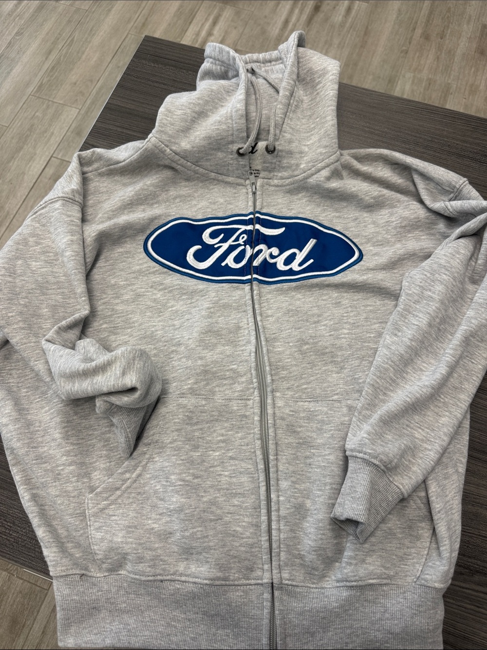 Ford Gray Full-Zip Hoodie from Aeropostale
